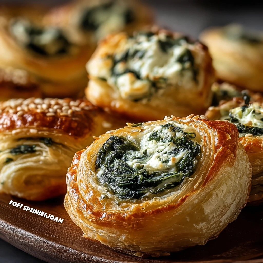 Cream Cheese Spinach Puffs Golden Flaky Bites Heaven